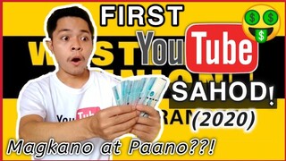 First Youtube Sweldo ng Small Youtuber 2020 | Magkano nga ba ang sahod sa Youtube