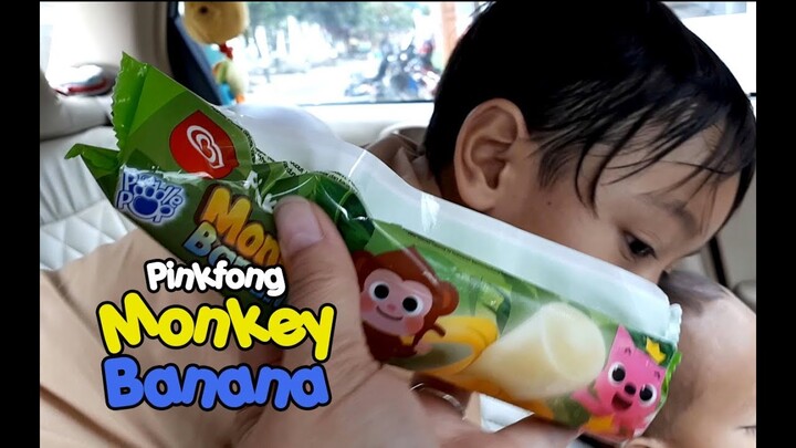 Es Krim Pinkfong Monkey Banana