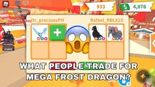 WHAT PEOPLE TRADE FOR *MEGA* FROST DRAGON? + MASSIVE GIVEAWAY (ROBLOX)