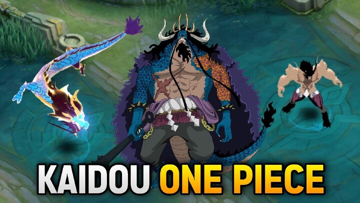 This Kaido skin is AWESOME!! ðŸ¤‘ðŸ¤‘ || One Piece x Mobile Legends