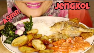 ASMR JENGKOL ,IKAN ASIN DAN LALAPAN|| MAKANAN KHAS SUNDA||ASMR INDONESIA