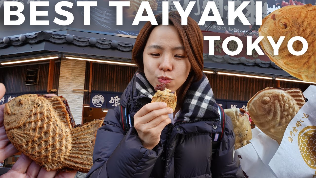 Eating ALL the FAMOUS TAIYAKIS in Tokyo! Finding the BEST TAIYAKI!! (EN/中文  SUB) - Bilibili