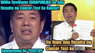 Positive! Willie Revillame Naging EMOSYONAL sa Naging Resulta Ng Cancer TEST na ISINAGAWA sa KAnya!