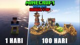 100 Hari Minecraft Tapi Ocean Only - Part 1