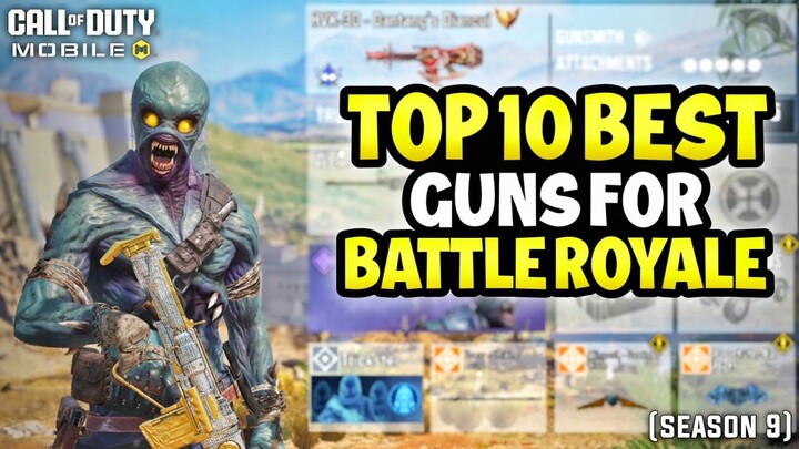 Top 10 Best Guns for Battle Royale in Cod Mobile Season 9 (2024)