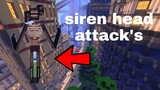 (Minecraft) siren head attacks the city