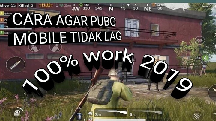 Cara mengatasi lag pada game PUBG MOBILE Tanpa aplikasi 2019