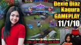 DEXIE DIAZ DOMINATING KAGURA PLAY with FNS KARL & CIG DEE | Mobile Legends