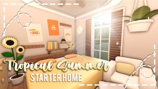 No Gamepass Tropical Summer Starter Home Speedbuild and Tour - iTapixca Builds