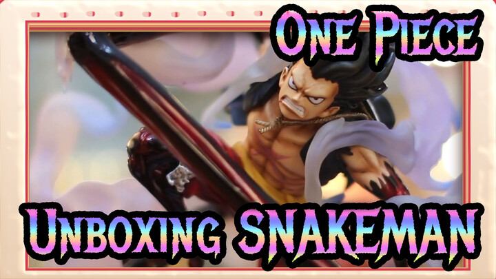 One Piece|Unboxing SNAKEMAN - Luffy Gear 4 Resin Statue_3