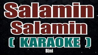 Salamin, Salamin ( KARAOKE ) - Bini