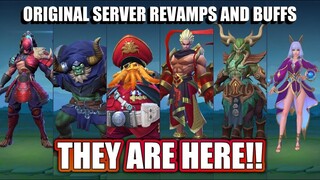 THE MOST AWAITED REVAMPS AND BUFFS ARE HERE! ORIGINAL SERVER UPDATE