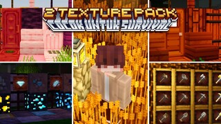 TOP 2 Texture Pack Cocok Untuk Survival MCPE 1.20+