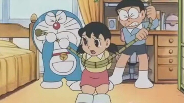 Shizuka: "Nobita, stop it!..."