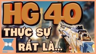 CALL OF DUTY MOBILE VN | COMBO CHUẨN HG 40 - SÚNG MẠNH NHẤT GAME | Zieng Gaming