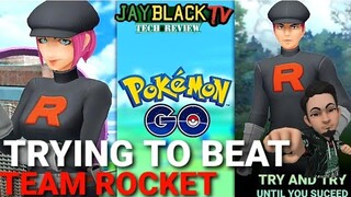 POKEMON GO | TRYING TO BEAT TEAM ROCKET | GOAL IS TO WIN