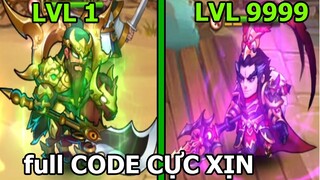 Tổng Hợp Tấy Cả Code Chung Game Biệt Đội 3Q Quan Vũ Cưỡi Xích THố Vs Lữ Bố - Top Game Android Ios