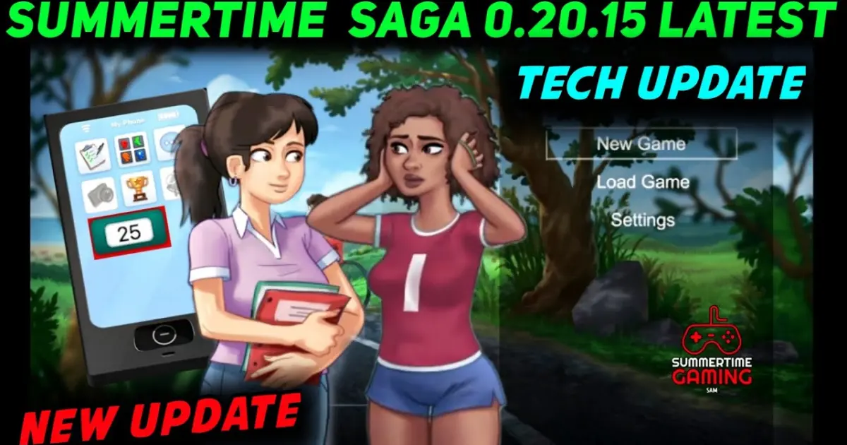 NEW PHONE UI & MAIN MENU IN SUMMERTIME SAGA TECH UPDATE 🔥 SUMMERTIME SAGA  LATEST VERSION 0.20.15 - Bilibili