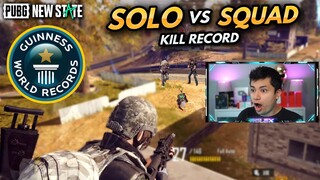 BREAKING THE WORLD RECORD ON PUBG NEW STATE 🥇(SOLO vs SQUADS KILLS)