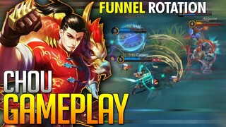 Does Funnel Rotation Still Works for Chou?! | CHOU GAMEPLAY #20 | MLBB