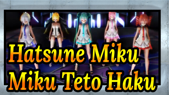 [Hatsune Miku/MMD] Miku&Teto&Haku, TDA