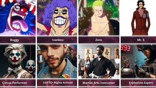 One Piece Characters Jobs In Real Life