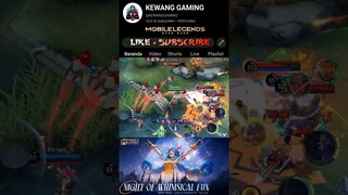 CICI EMANG RUSUH KALAU LAGI WAR #mobilelegends #mlbb #shorts