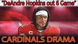 Cardinals WR DeAndre Hopkins breaks silence on shocking NFL 6-game suspension