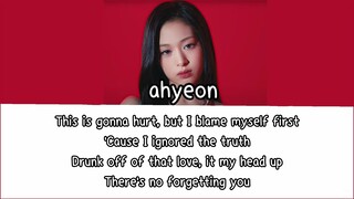 เนื้อเพลง BABYMONSTER - AHYEON 'Dangerously' COVER