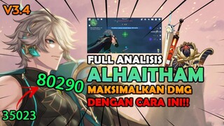 BUILD DENDRO DPS ALHAITHAM!!! (Arte, Weapon,Team) | REVIEW JUJUR ANTI SALES" GAMING | Genshin Impact