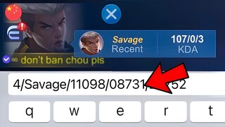 FAKE SAVAGE MATCHES PRANK IN RANKED!! (they report me hacking hahah) - Mobile Legends