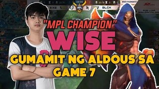 WISE GUMAMIT NG ALDOUS SA GAME 7 LABAN SA EXECRATION