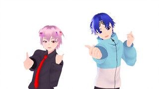 【OC/MMD初尝试】背包和奇怪的双人舞