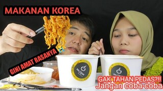 REAKSIKU MAKAN TOPOKKI,RAPOKKI DAN MANDU MAKANAN KOREA! KALAU BAHASA DAERAHKU SAWI SAMA BATAGOR INI🔥