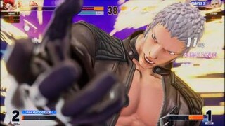 KOF15　社vsシェルミー　クライマックスコンボ対決　５３Hitコンボフィニッシュ