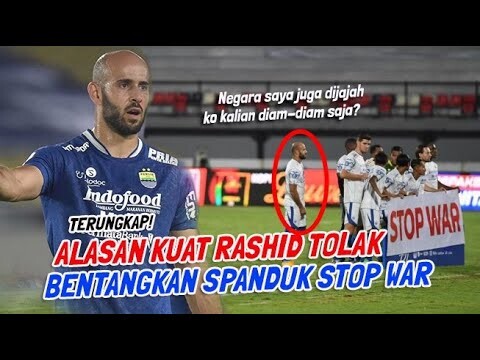 TERUNGKAP‼️ ALASAN MOHAMMED RASHID TAK IKUT BENTANGKAN SPANDUK "STOP WAR".