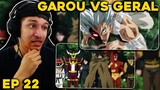 GAROU VS HERÓIS!!! | | One Punch Man Episódio 22 REACT