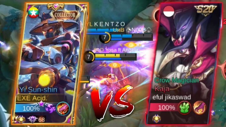 YI SUN SHIN VS KAJA JUNGLER | WHO WILL WIN?? | MOBILE LEGENDS