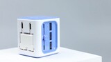Popular  All in one World travel adapter with 3USB port  UK/US/AU/EU four kinds of plug