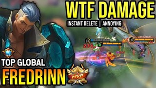 FREDRINN BEST BUILD 2023 | TOP GLOBAL FREDRINN GAMEPLAY | MOBILE LEGENDS✓