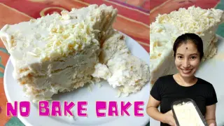 No Bake Cake | Cheesy No bake Cake | 3 Ingredient Cake | Met's Kitchen