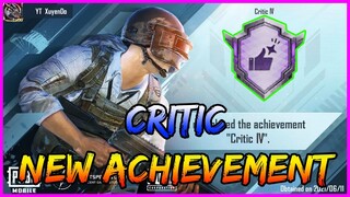 Easy Way To Complete Critic Achievement Pubg Mobile - Pubg Mobile Achievement | Xuyen Do