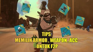 Tips Memilih Armor , Weapon Dan Acc untuk F2P - ni no kuni cross worlds