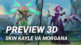 Tốc Chiến | Preview 3D Skin Kayle Lục Bảo và Morgana Người Máy | Yugi Gaming