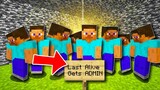 I Forced 100 Players to Fight in a Bedrock Box in Minecraft