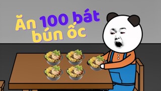 GẤU HÀI HƯỚC: Hồi nhỏ ăn 100 bát bún ốc, bố bắt đứng trong nhà vệ sinh 1 năm #gauhaihuoc