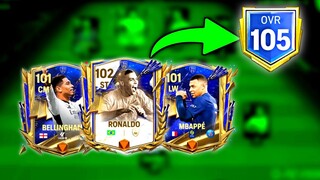 Road To 105 OVR Begins! Best Team Upgrade Ever - We’ve R9, Messi, Mbappe, Bellingham