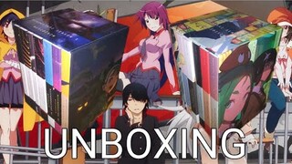 Monogatari Unboxing | Season 1 & 2 Light Novel Box Sets!