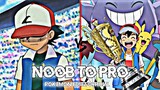 Pokemon Ash noob to pro journey edit | Ash Ketchum champion status| Ash champion editz #pokemoneditz