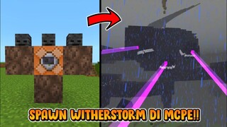 Cara Spawn WITHER STORM Di Minecraft PE!